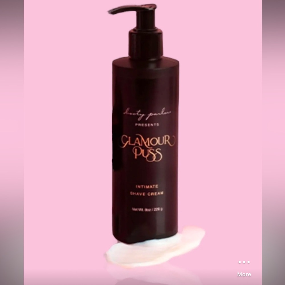 Booty Parlor Glamour Puss Intimate Shave Cream New in Box